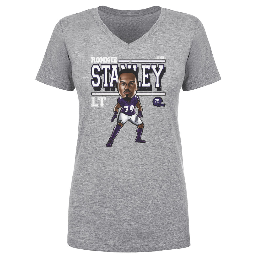 Ronnie Stanley Women's V-Neck T-Shirt | 500 LEVEL