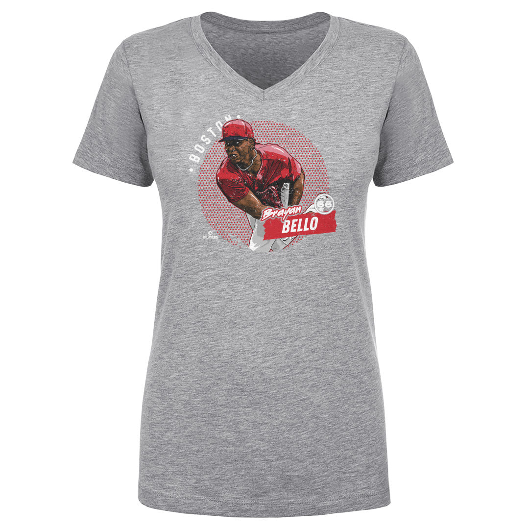 Brayan Bello Women's V-Neck T-Shirt | 500 LEVEL