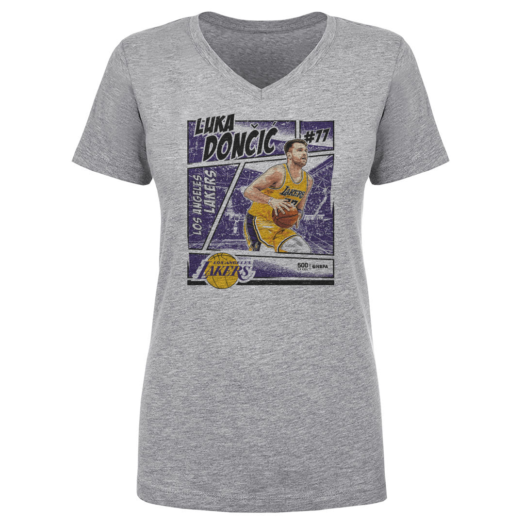 Luka Doncic Women's V-Neck T-Shirt | 500 LEVEL