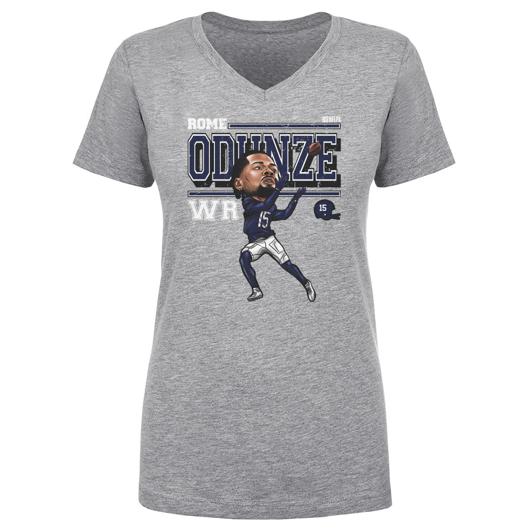 Rome Odunze Women's V-Neck T-Shirt | 500 LEVEL