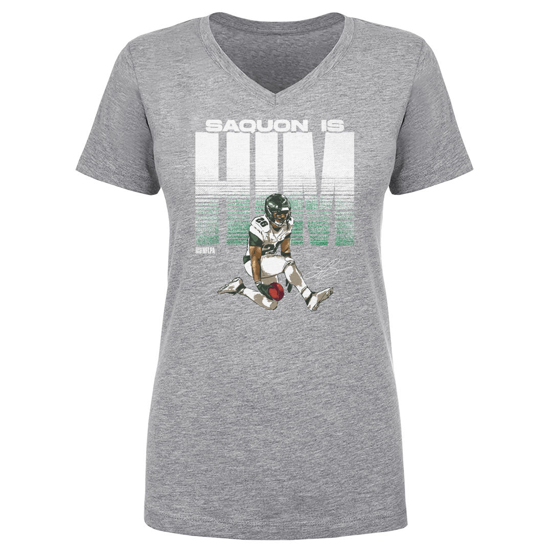 Saquon Barkley Women's V-Neck T-Shirt | 500 LEVEL