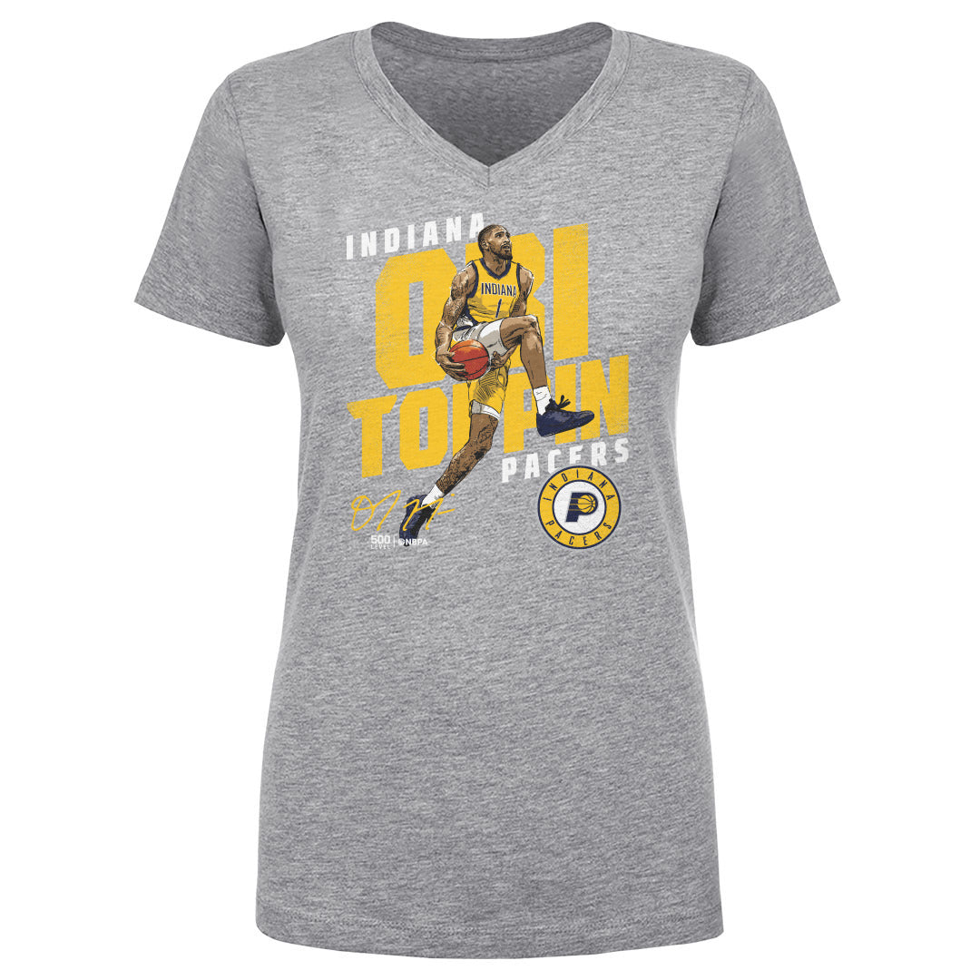 Obi Toppin Women's V-Neck T-Shirt | 500 LEVEL