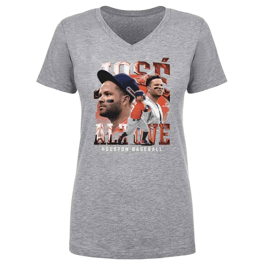 Jose Altuve Women's V-Neck T-Shirt | 500 LEVEL