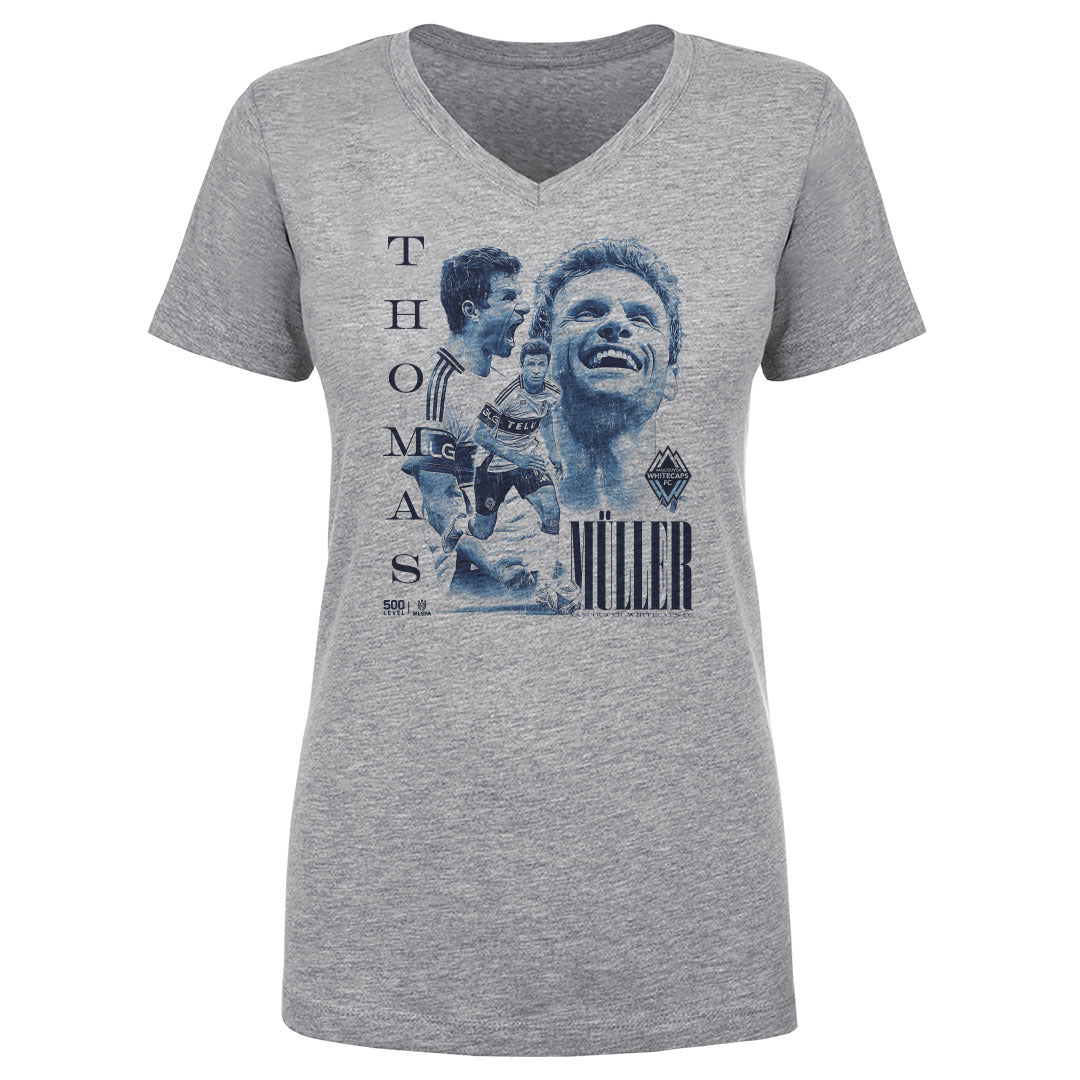 Thomas Muller Women's V-Neck T-Shirt | 500 LEVEL