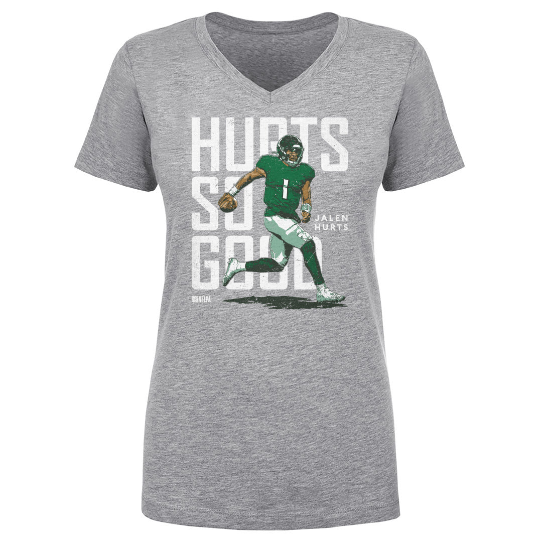 Jalen Hurts Women's V-Neck T-Shirt | 500 LEVEL