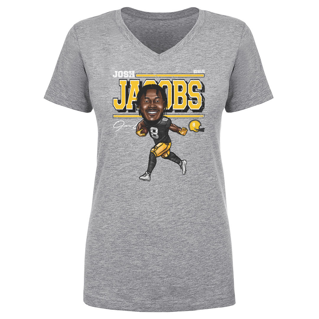 Josh Jacobs Women's V-Neck T-Shirt | 500 LEVEL