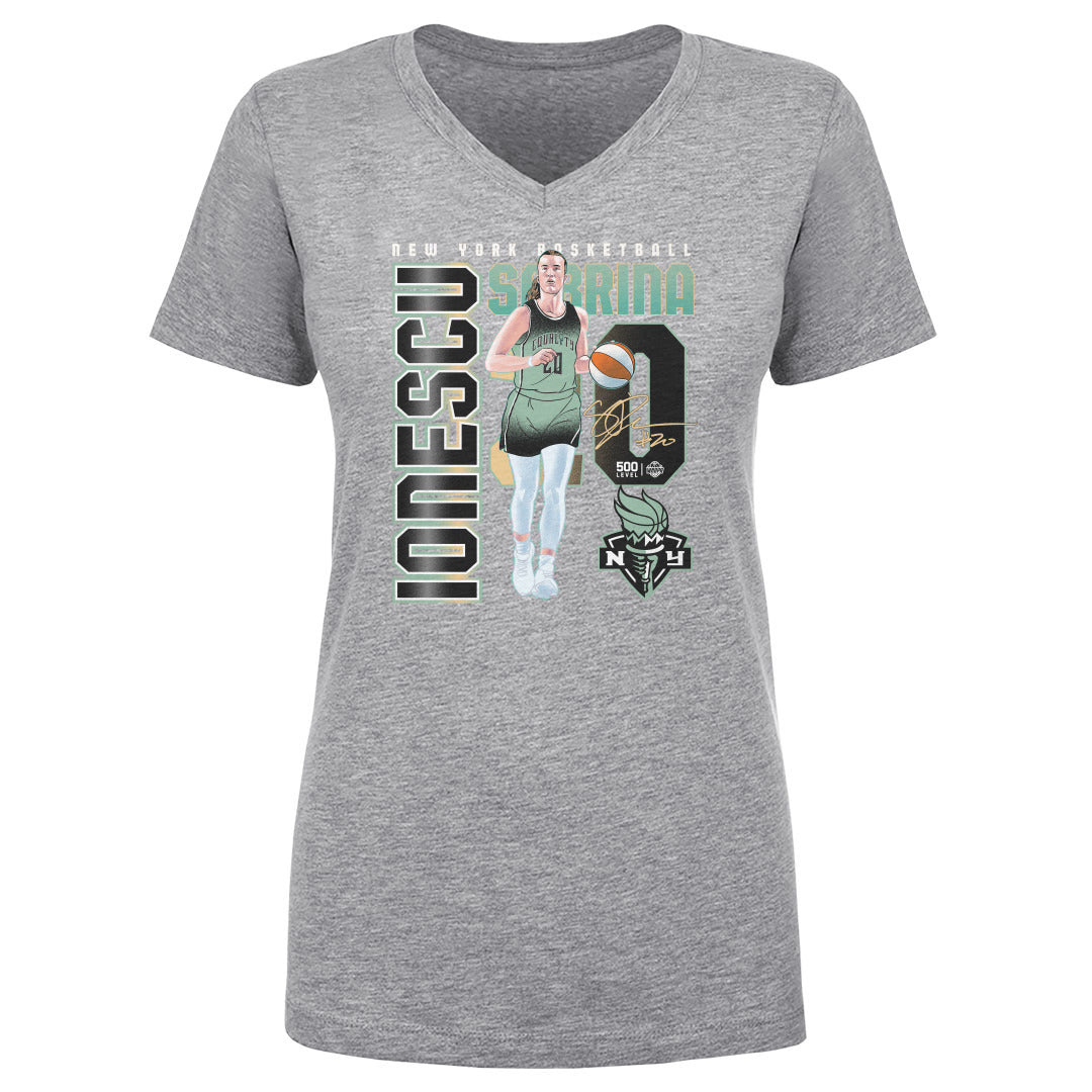 Sabrina Ionescu Women's V-Neck T-Shirt | 500 LEVEL