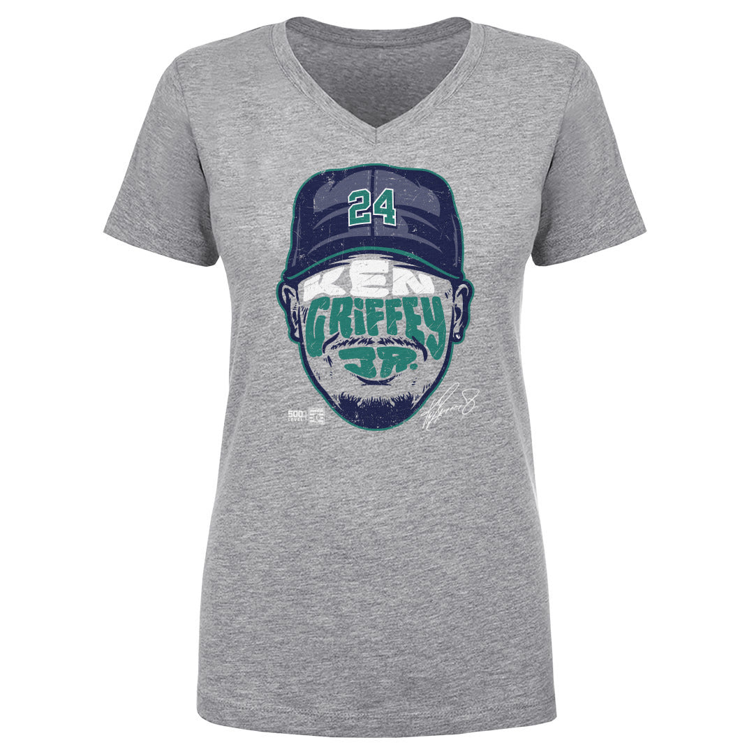 Ken Griffey Jr. Women's V-Neck T-Shirt | 500 LEVEL
