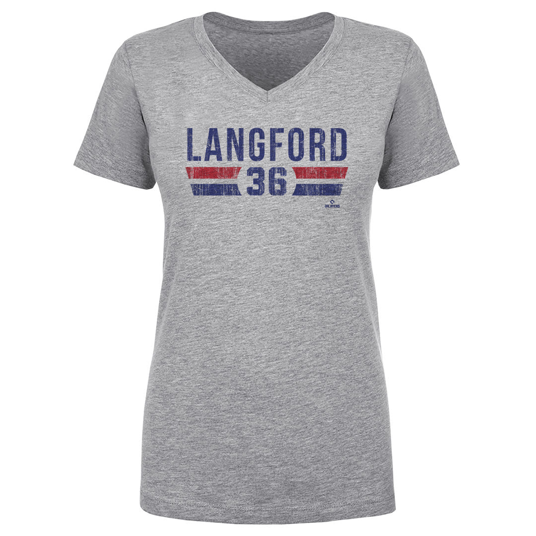 Wyatt Langford Women's V-Neck T-Shirt | 500 LEVEL