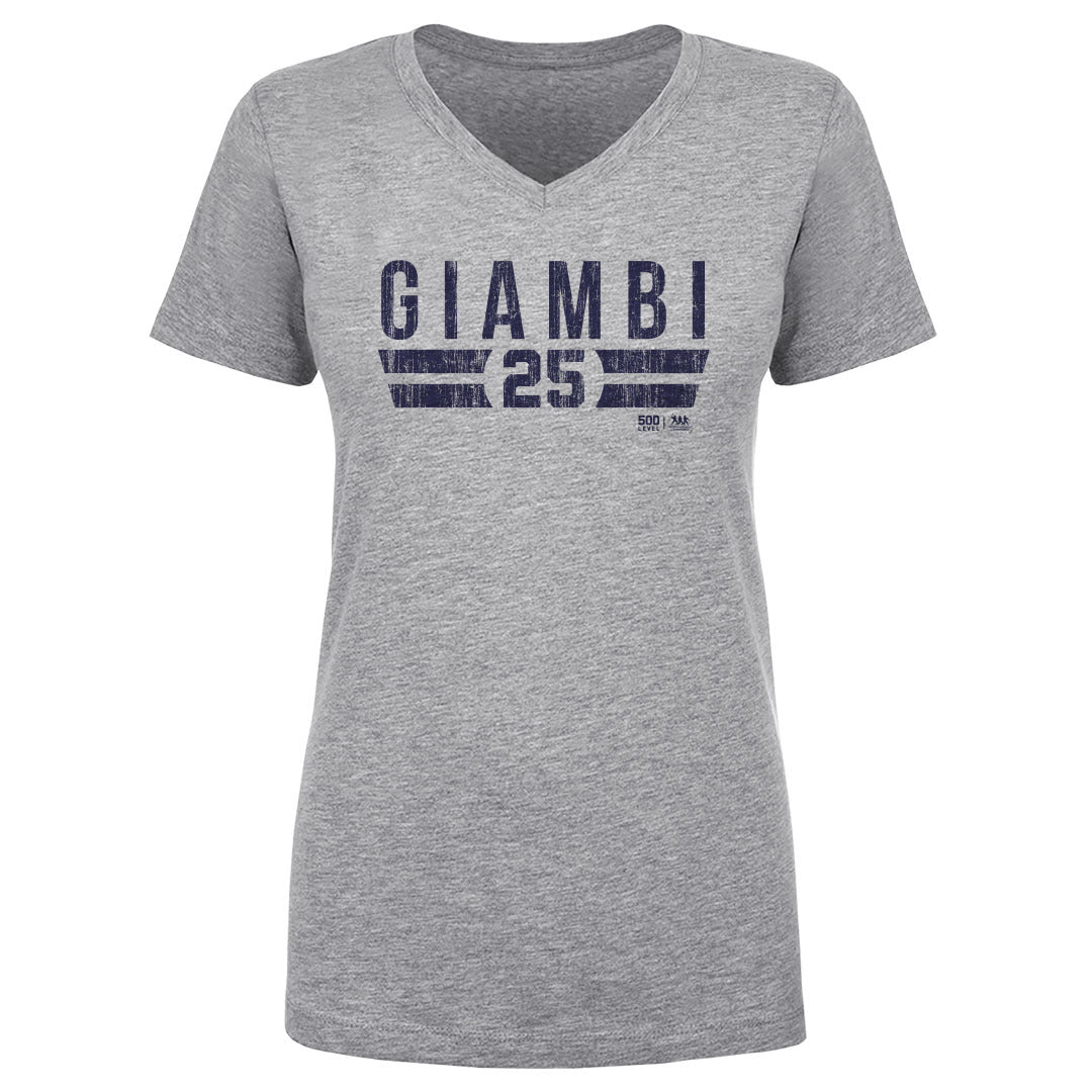 Jason Giambi Women's V-Neck T-Shirt | 500 LEVEL