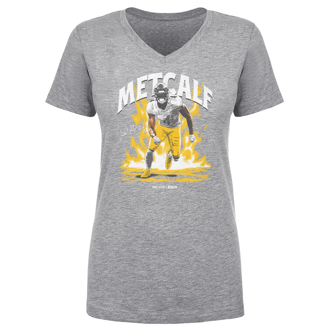 DK Metcalf Women's V-Neck T-Shirt | 500 LEVEL