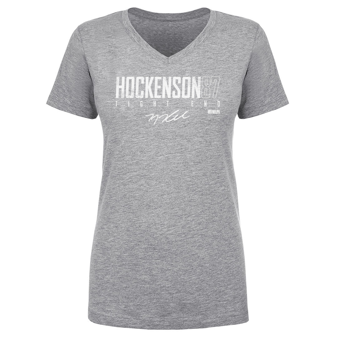 T.J. Hockenson Women's V-Neck T-Shirt | 500 LEVEL