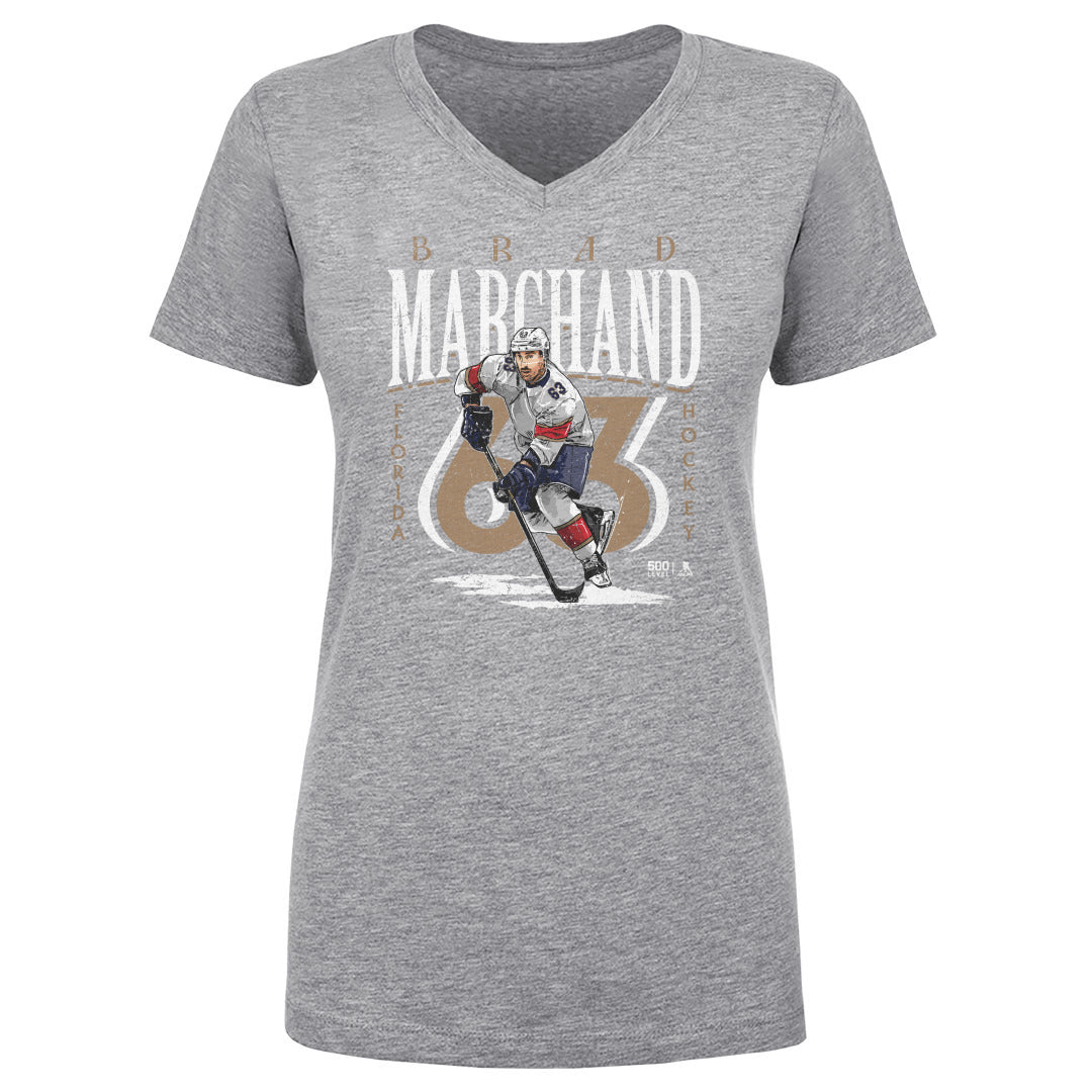 Brad Marchand Women's V-Neck T-Shirt | 500 LEVEL