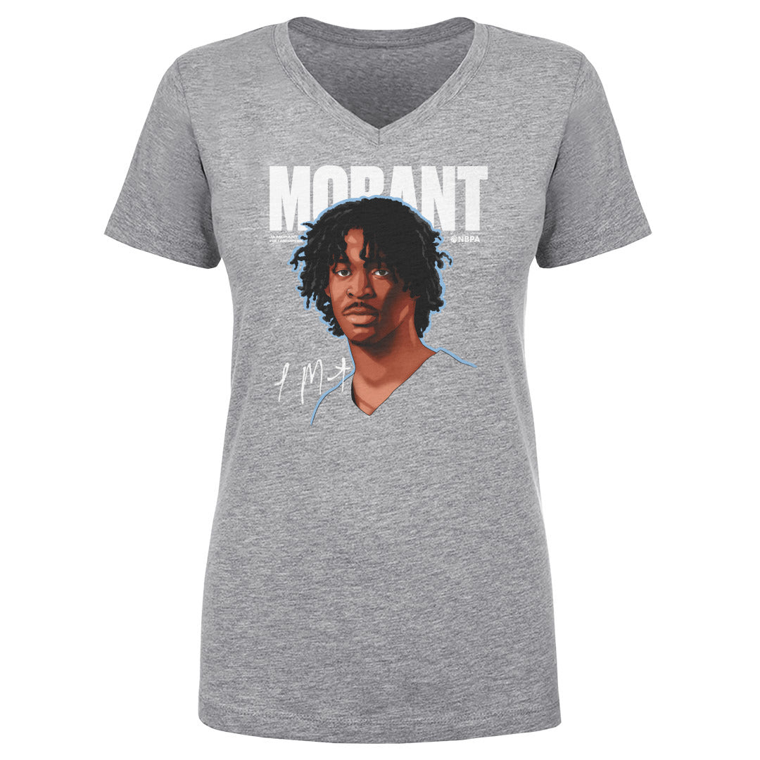 Ja Morant Women's V-Neck T-Shirt | 500 LEVEL