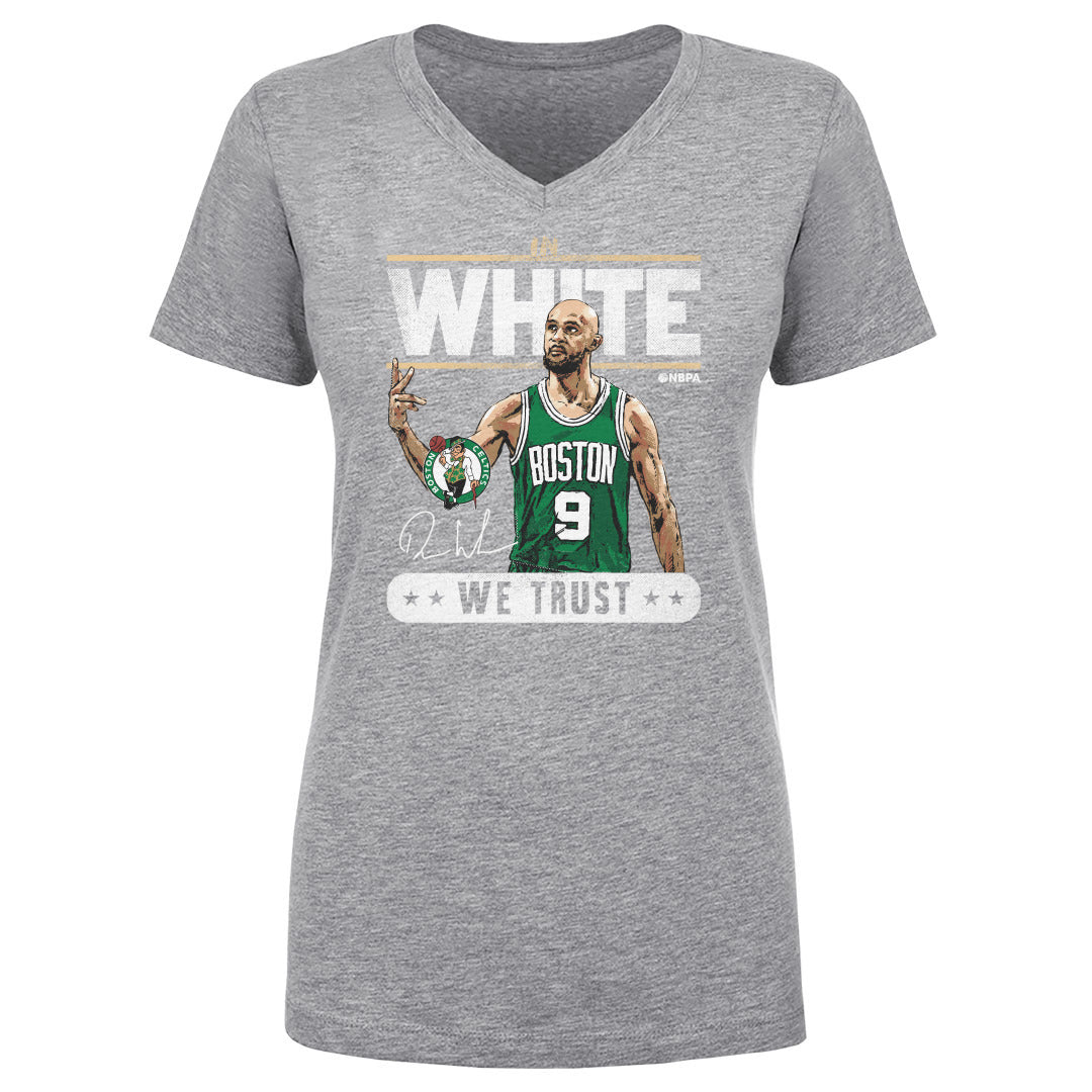 Derrick White Women's V-Neck T-Shirt | 500 LEVEL