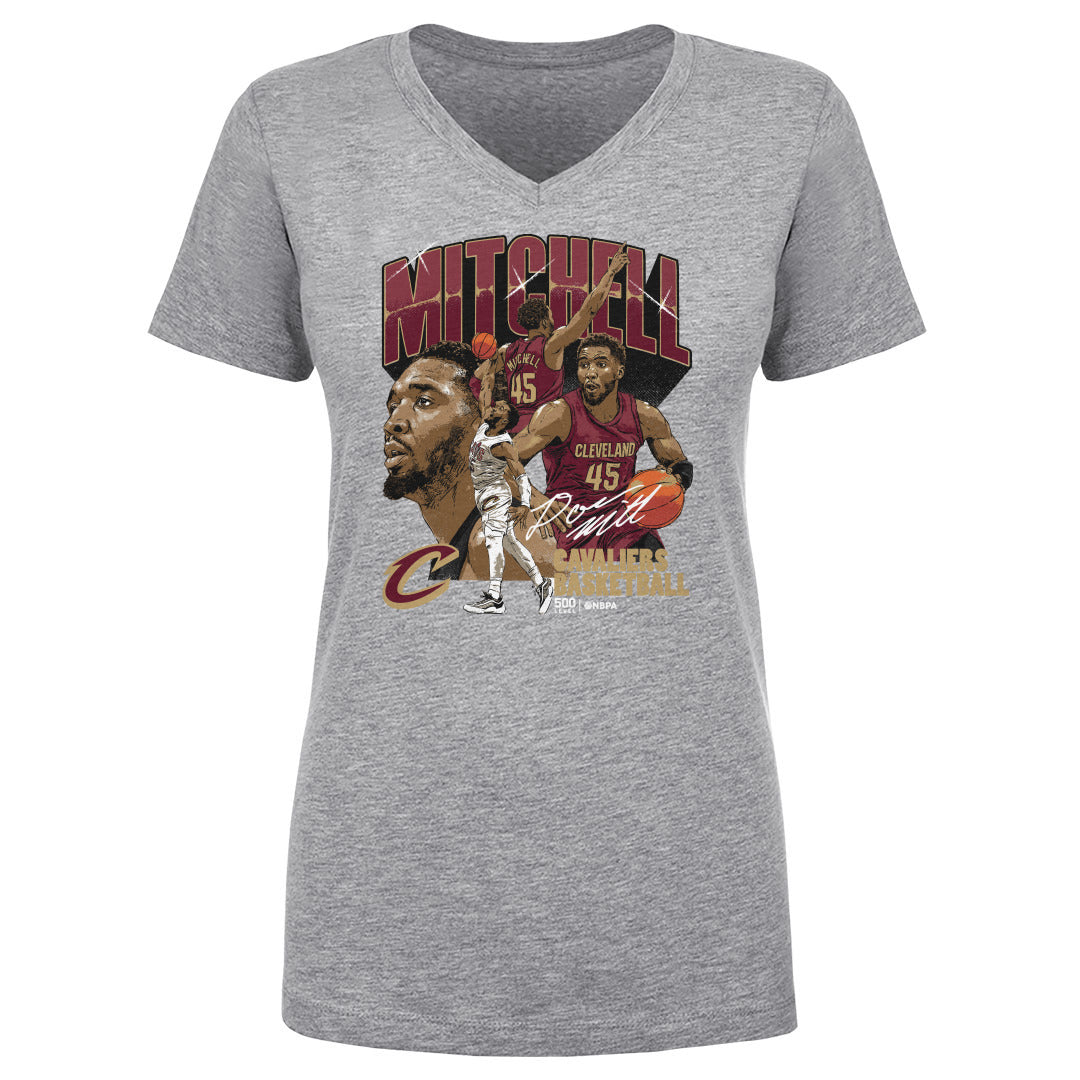 Donovan Mitchell Women's V-Neck T-Shirt | 500 LEVEL