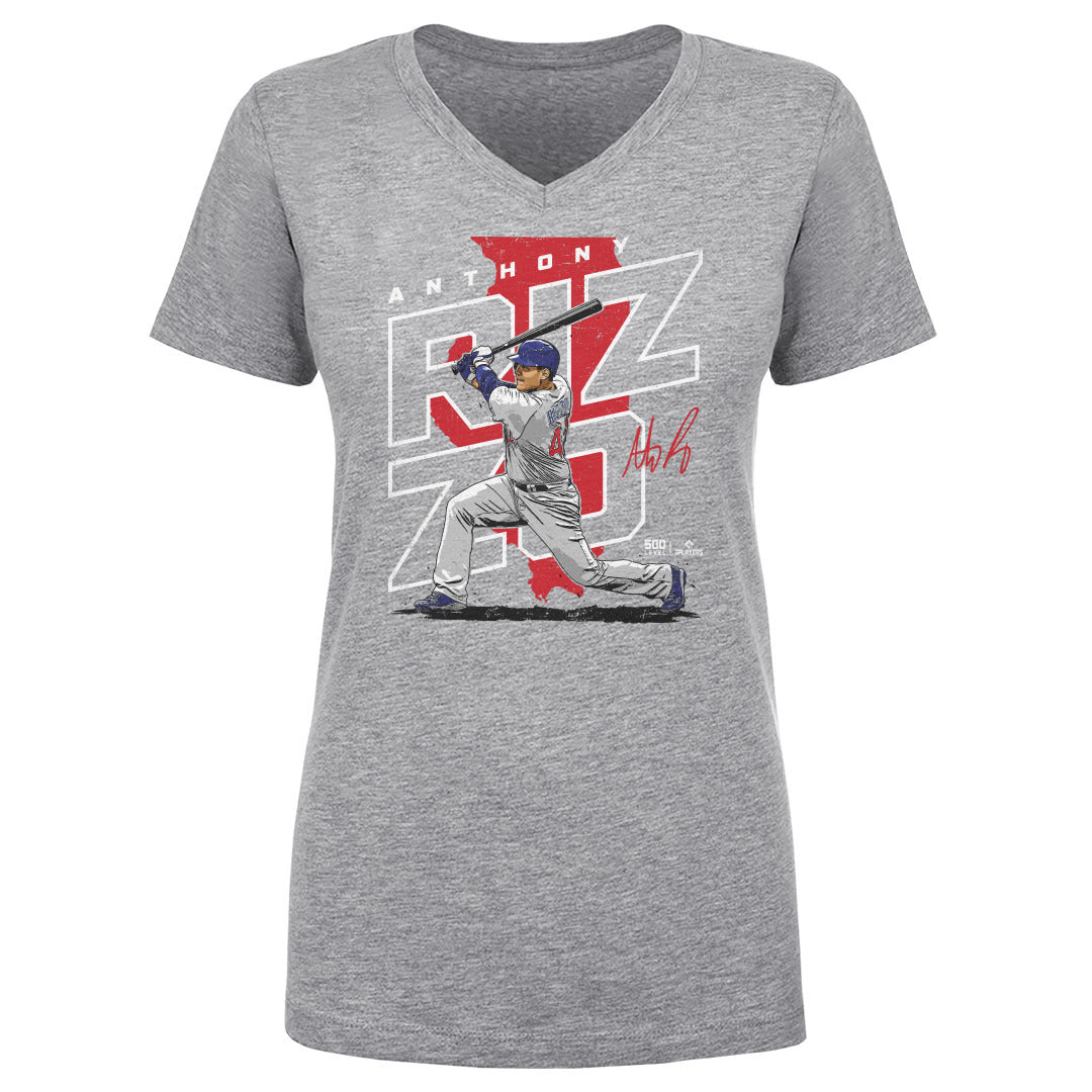 Anthony Rizzo Women's V-Neck T-Shirt | 500 LEVEL