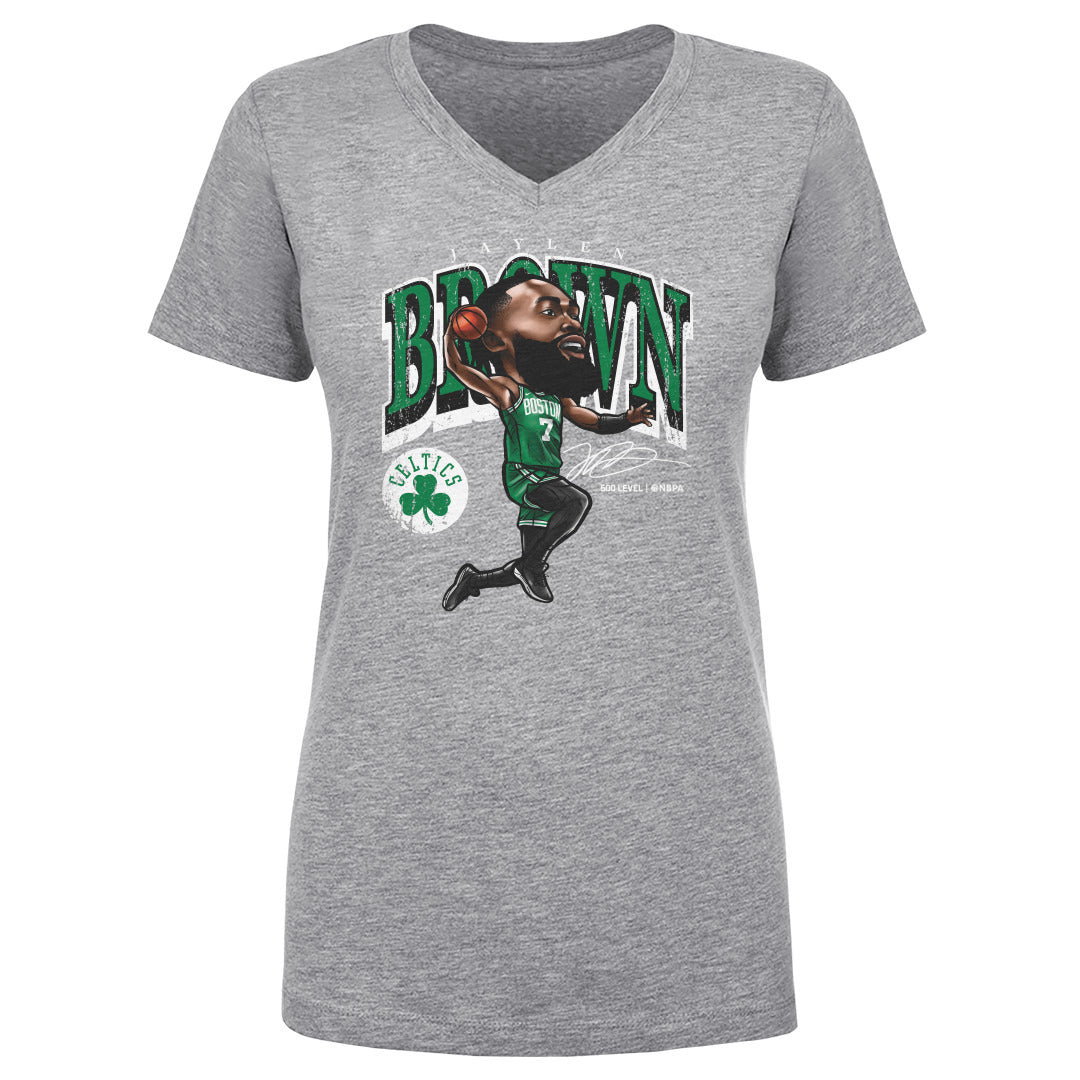 Jaylen Brown Women's V-Neck T-Shirt | 500 LEVEL