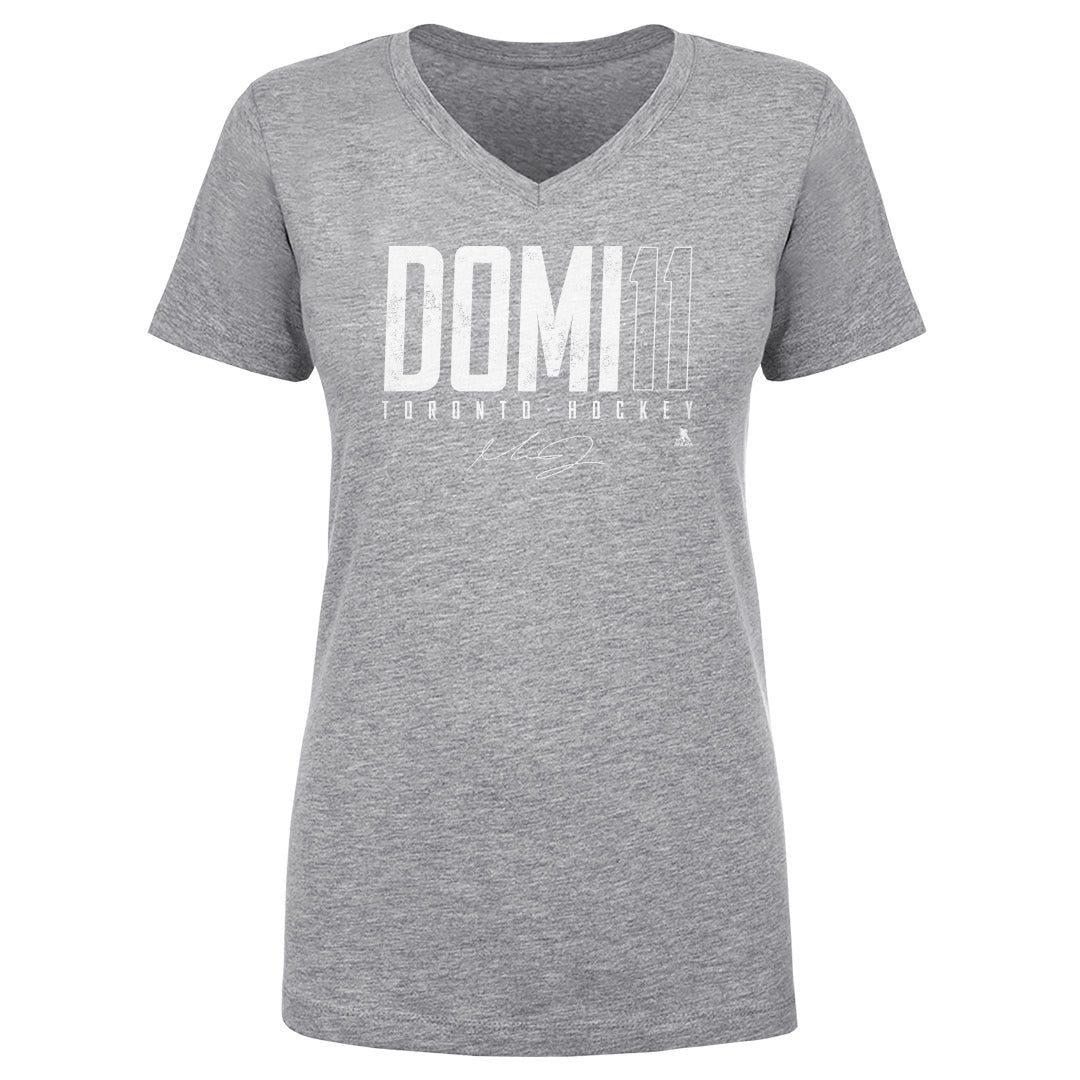 Max Domi Women's V-Neck T-Shirt | 500 LEVEL