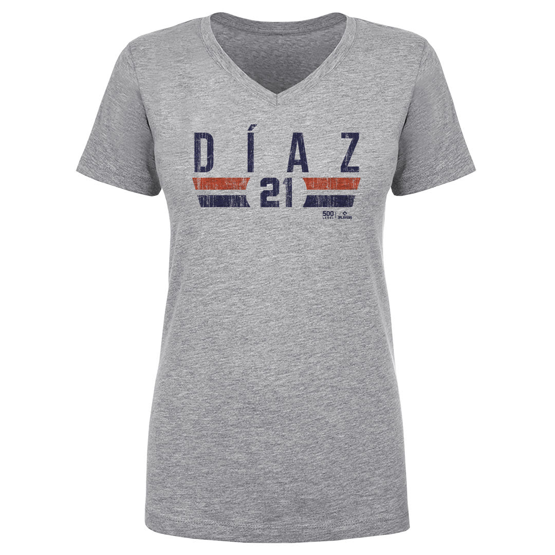 Yainer Diaz Women's V-Neck T-Shirt | 500 LEVEL