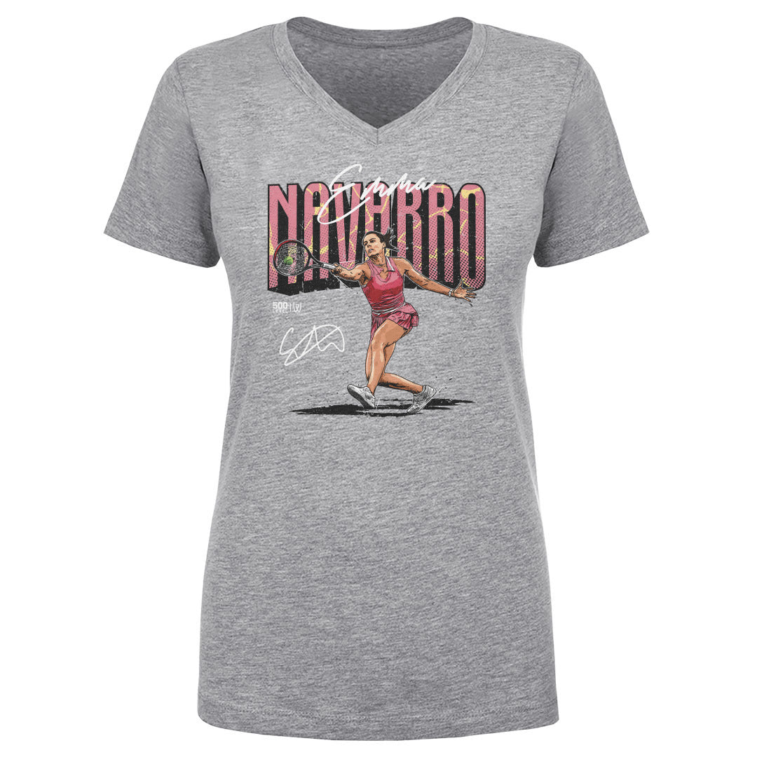 Emma Navarro Women's V-Neck T-Shirt | 500 LEVEL