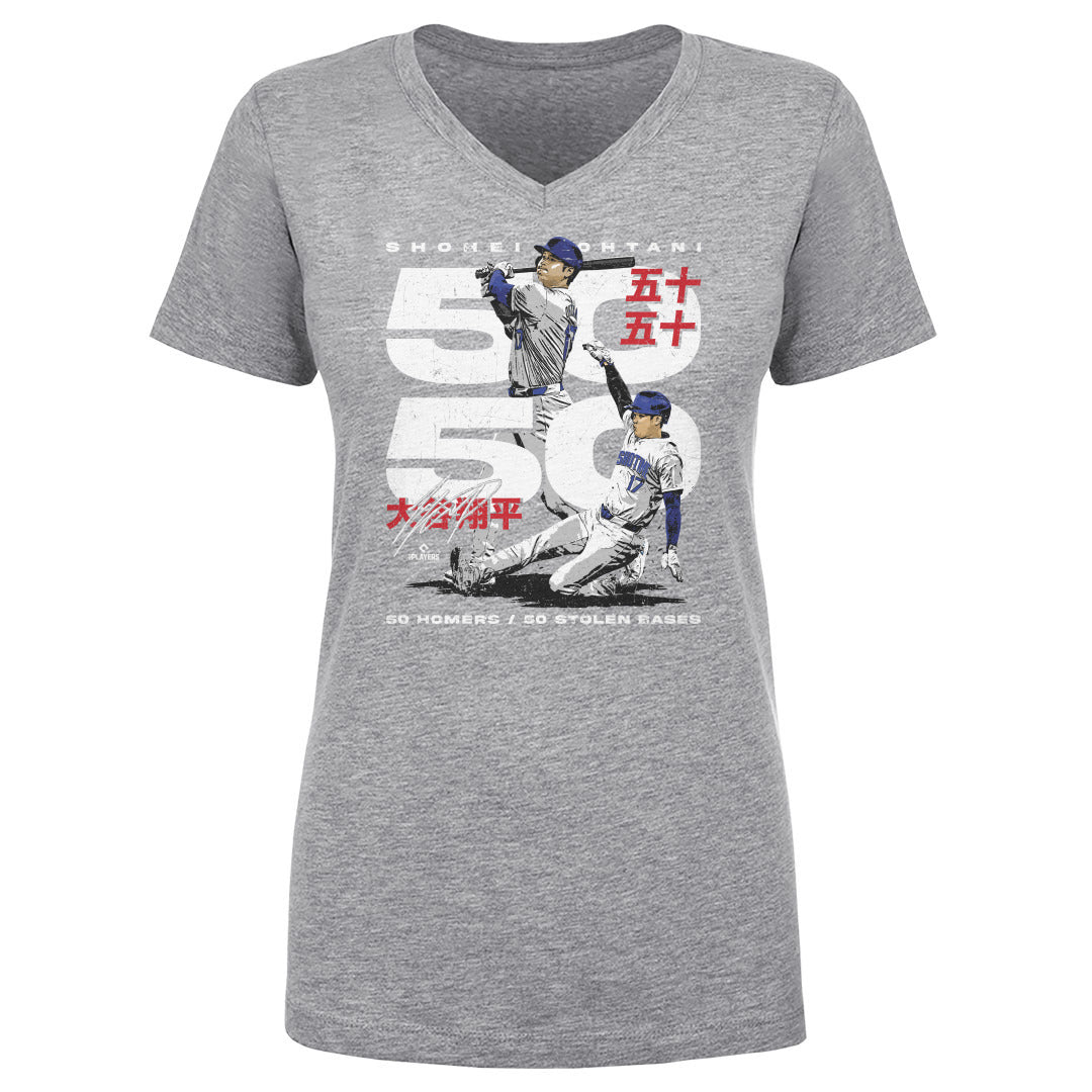 Shohei Ohtani Women's V-Neck T-Shirt | 500 LEVEL