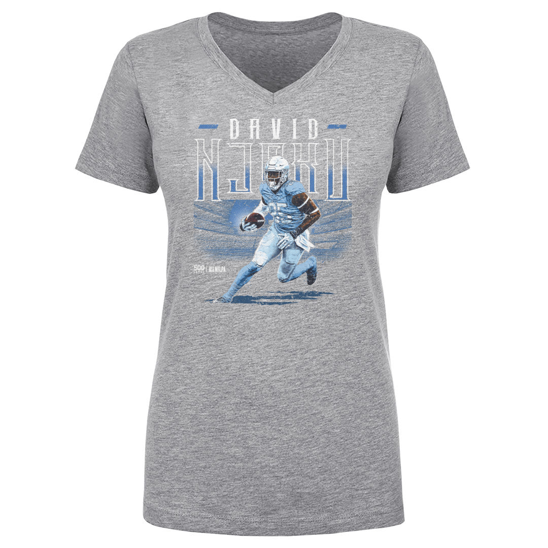 David Njoku Women's V-Neck T-Shirt | 500 LEVEL