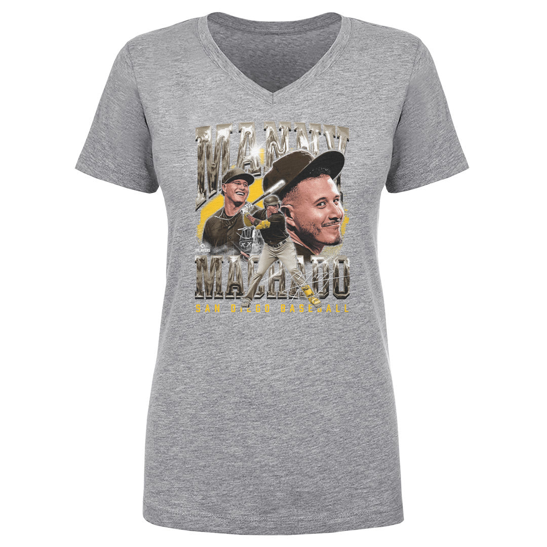 Manny Machado Women's V-Neck T-Shirt | 500 LEVEL