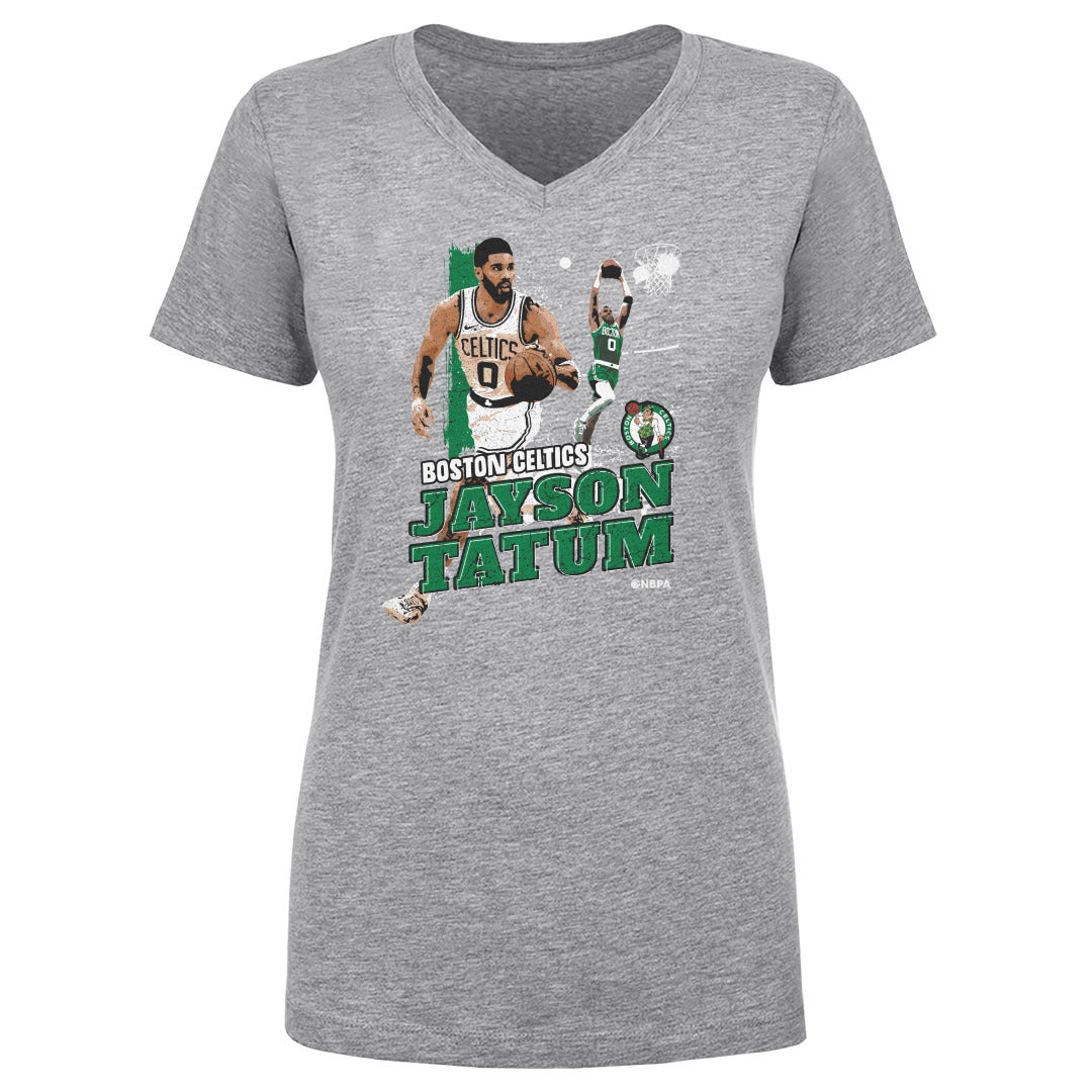 Jayson Tatum Women's V-Neck T-Shirt | 500 LEVEL