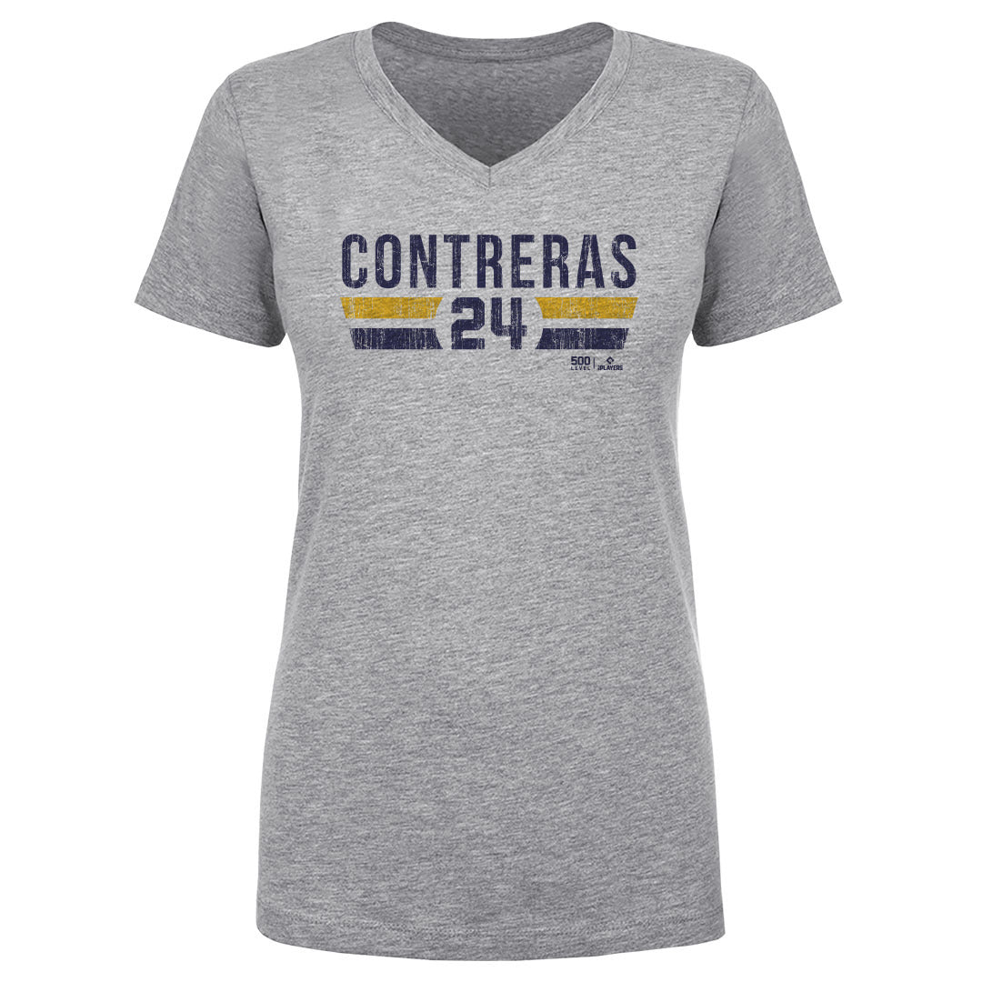 William Contreras Women's V-Neck T-Shirt | 500 LEVEL