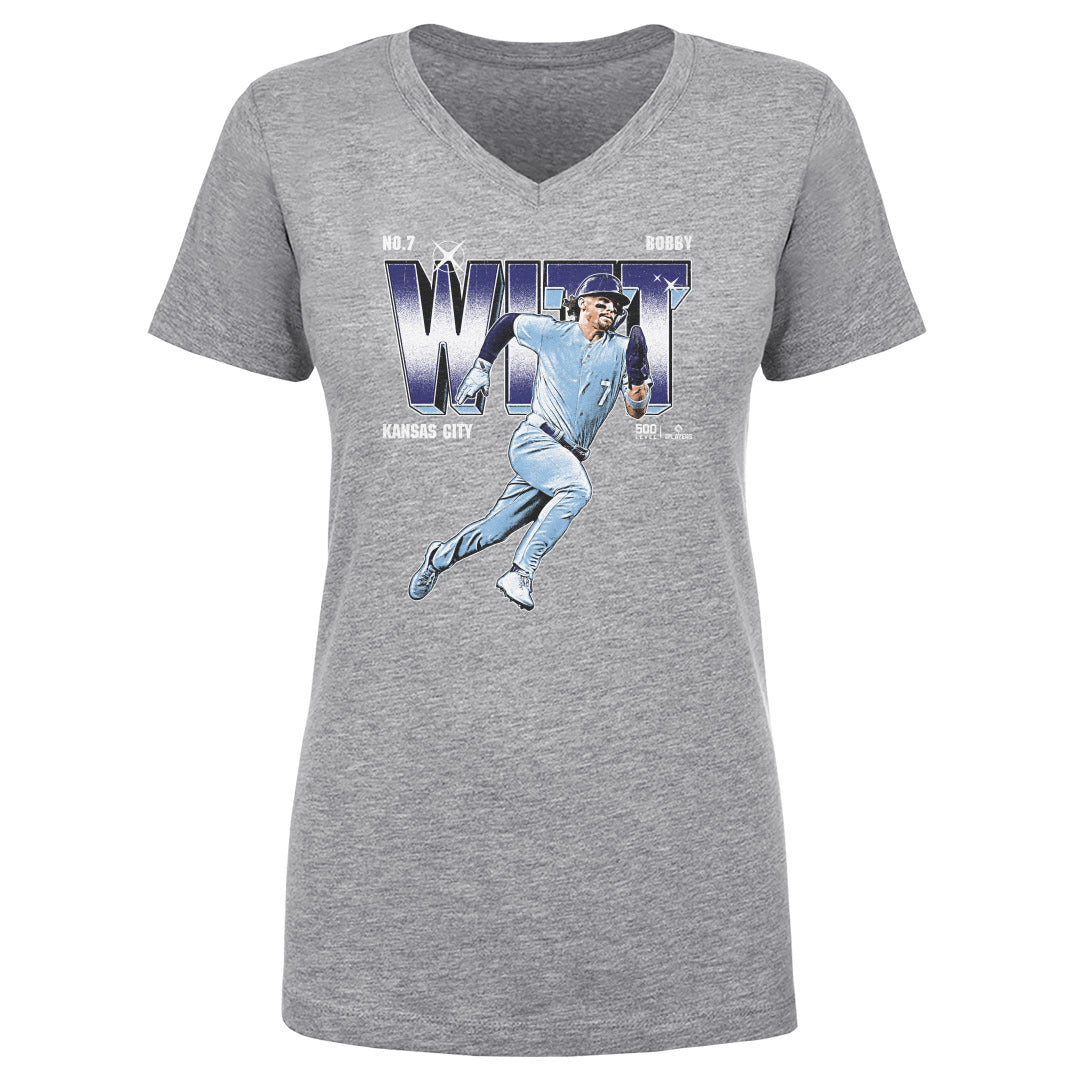 Bobby Witt Jr. Women's V-Neck T-Shirt | 500 LEVEL
