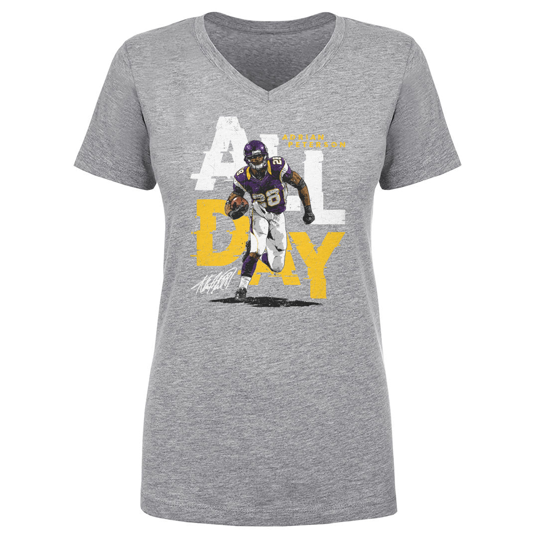 Adrian Peterson Women's V-Neck T-Shirt | 500 LEVEL