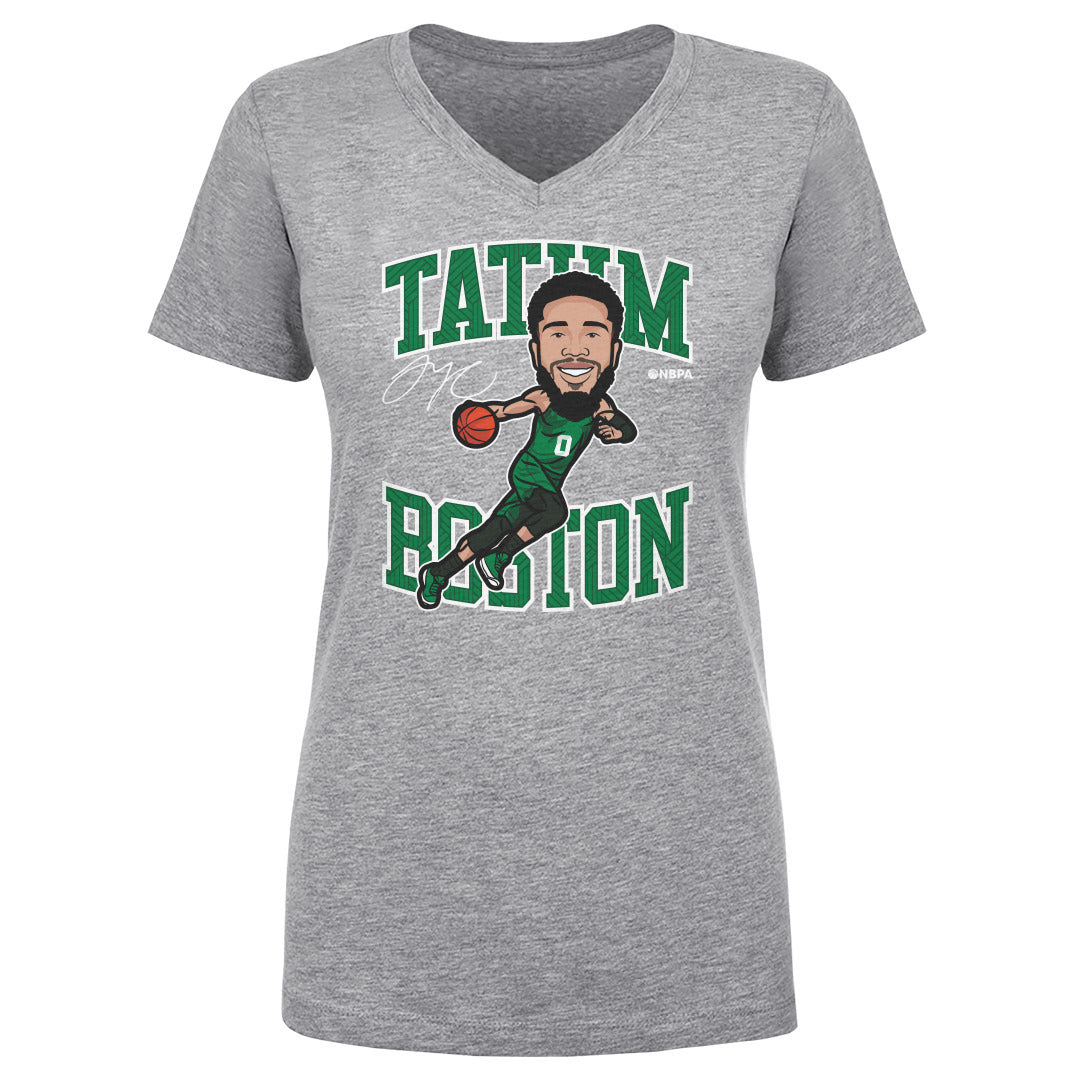 Jayson Tatum Women's V-Neck T-Shirt | 500 LEVEL