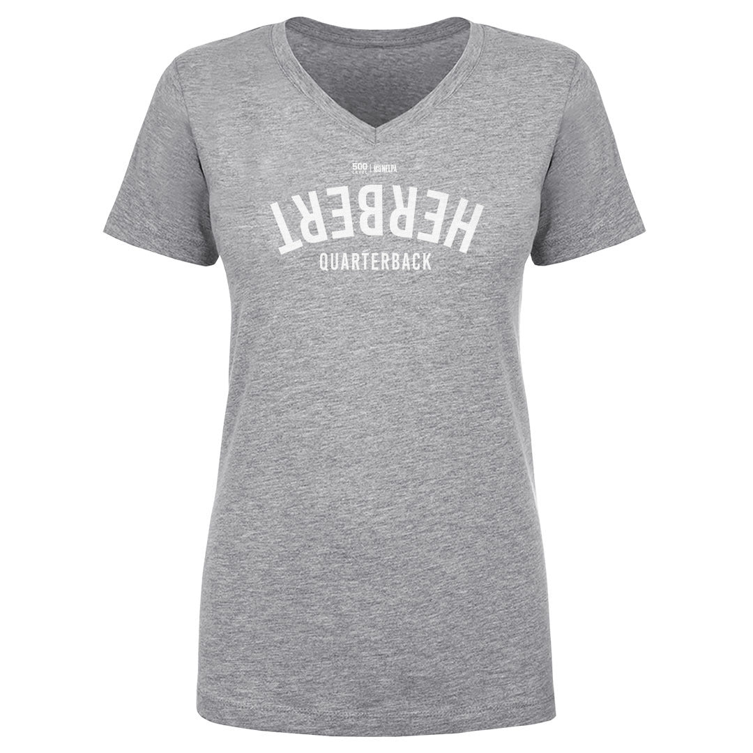 Justin Herbert Women's V-Neck T-Shirt | 500 LEVEL