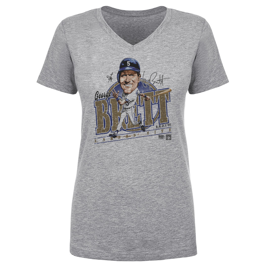 George Brett Women's V-Neck T-Shirt | 500 LEVEL