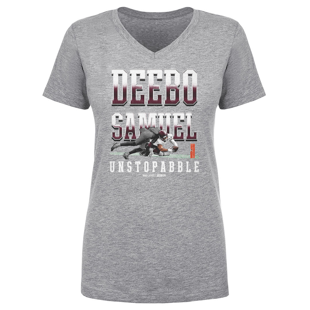 Deebo Samuel Women's V-Neck T-Shirt | 500 LEVEL