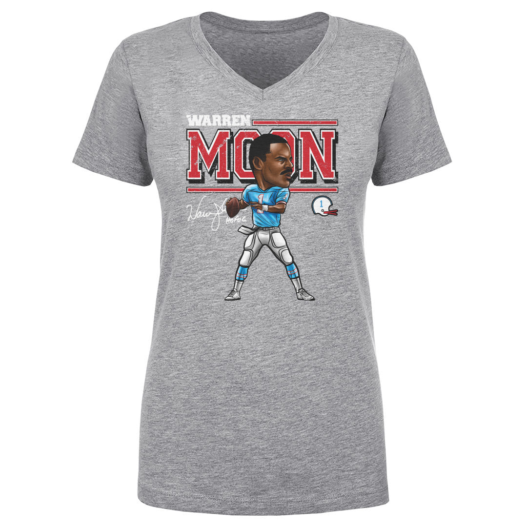 Warren Moon Women's V-Neck T-Shirt | 500 LEVEL