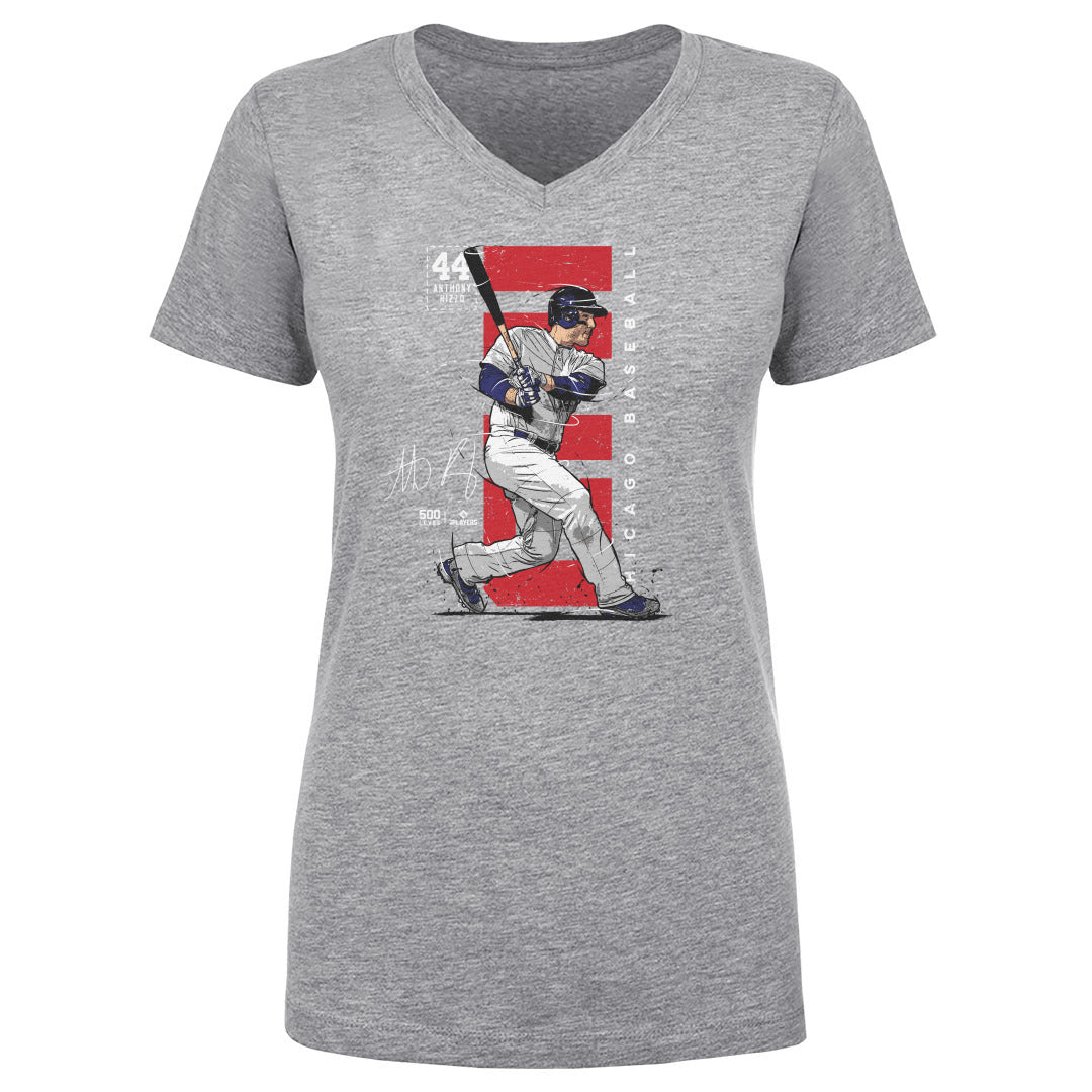 Anthony Rizzo Women's V-Neck T-Shirt | 500 LEVEL