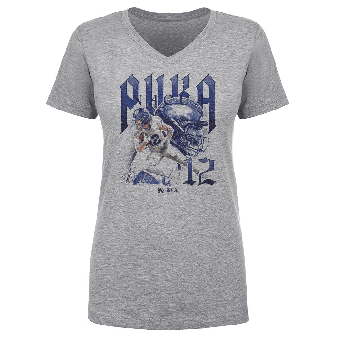 Puka Nacua Women's V-Neck T-Shirt | 500 LEVEL
