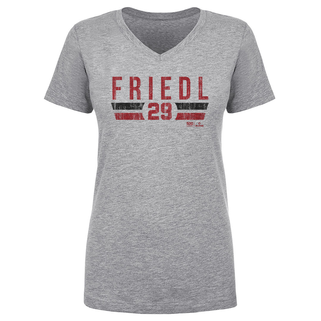 TJ Friedl Women's V-Neck T-Shirt | 500 LEVEL