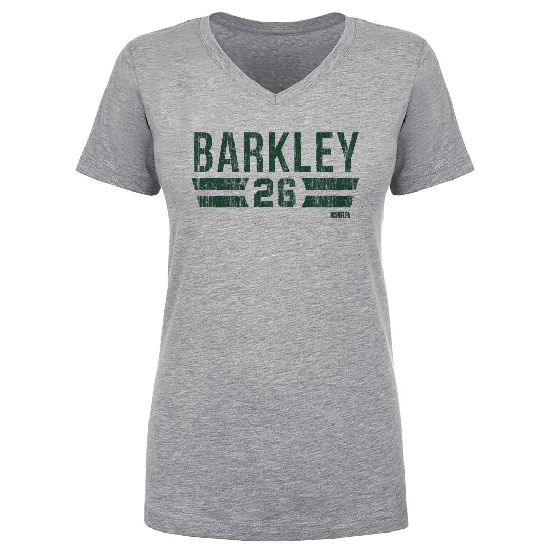 Saquon Barkley Women's V-Neck T-Shirt | 500 LEVEL