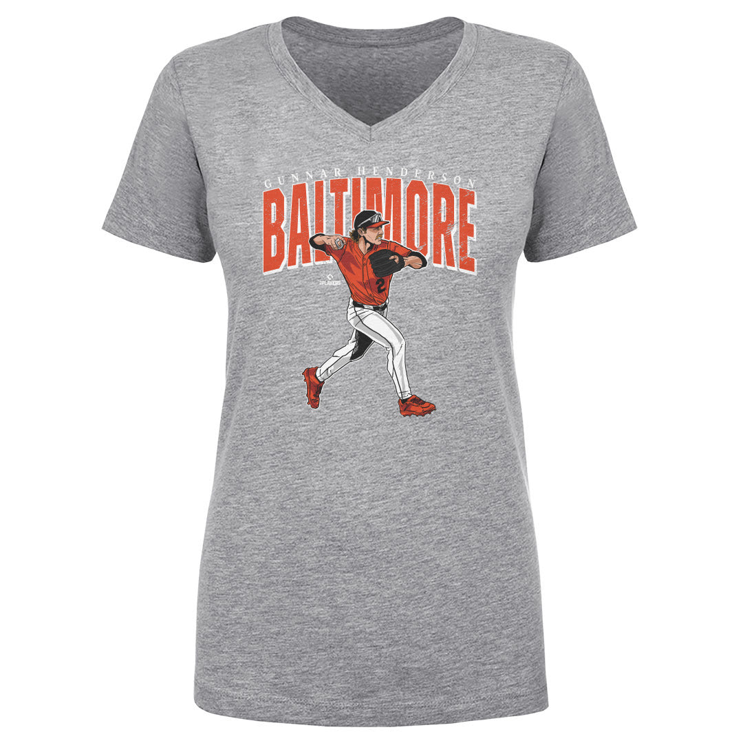 Gunnar Henderson Women's V-Neck T-Shirt | 500 LEVEL