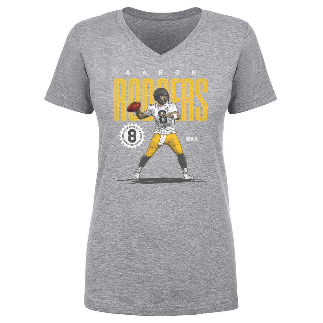 Aaron Rodgers Women's V-Neck T-Shirt | 500 LEVEL