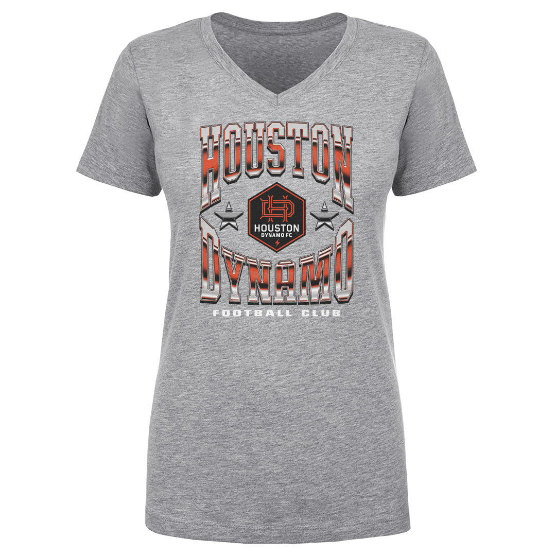 Houston Dynamo FC Women's V-Neck T-Shirt | 500 LEVEL
