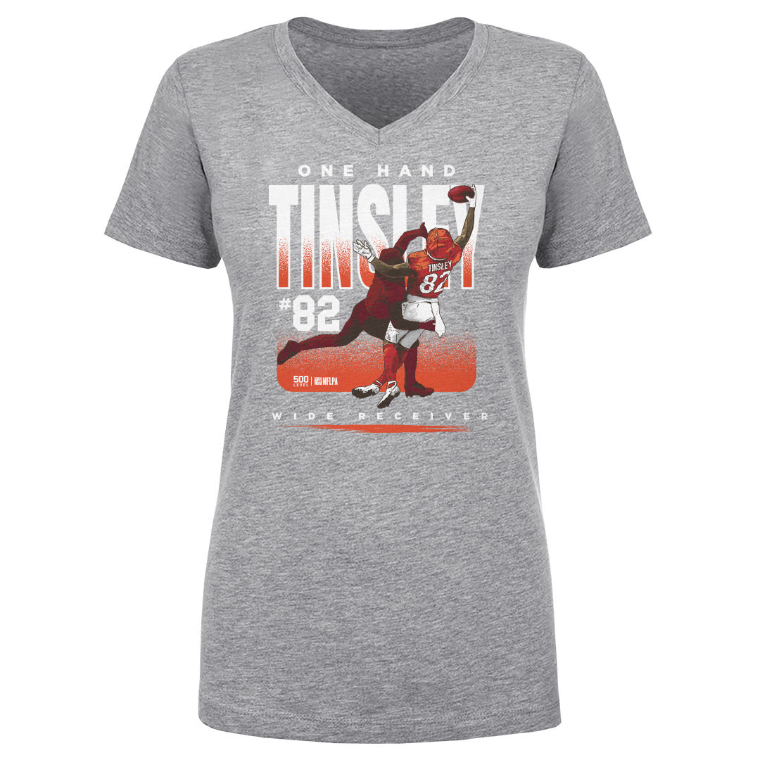 Mitchell Tinsley Women's V-Neck T-Shirt | 500 LEVEL