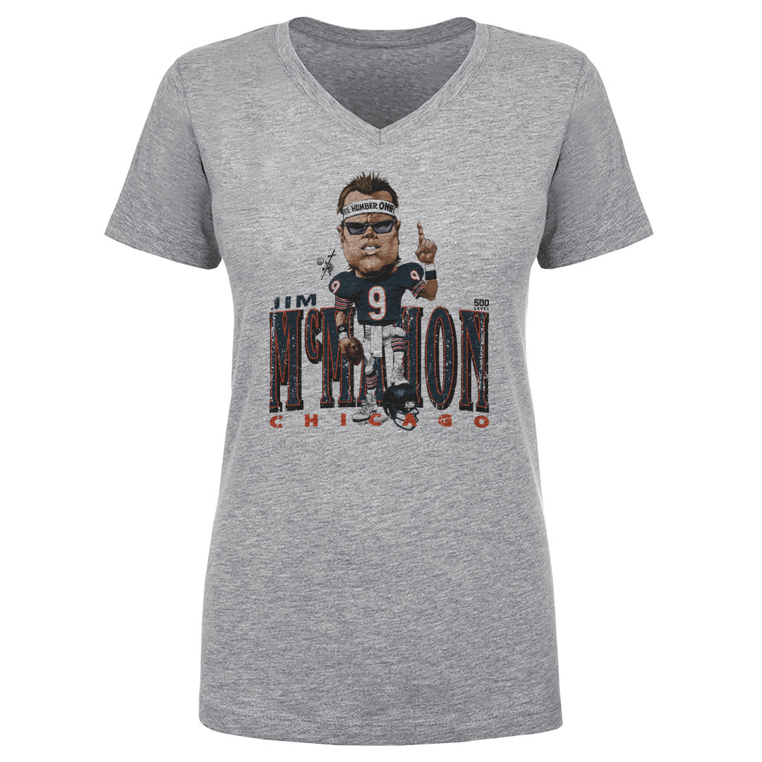 Jim McMahon Women's V-Neck T-Shirt | 500 LEVEL