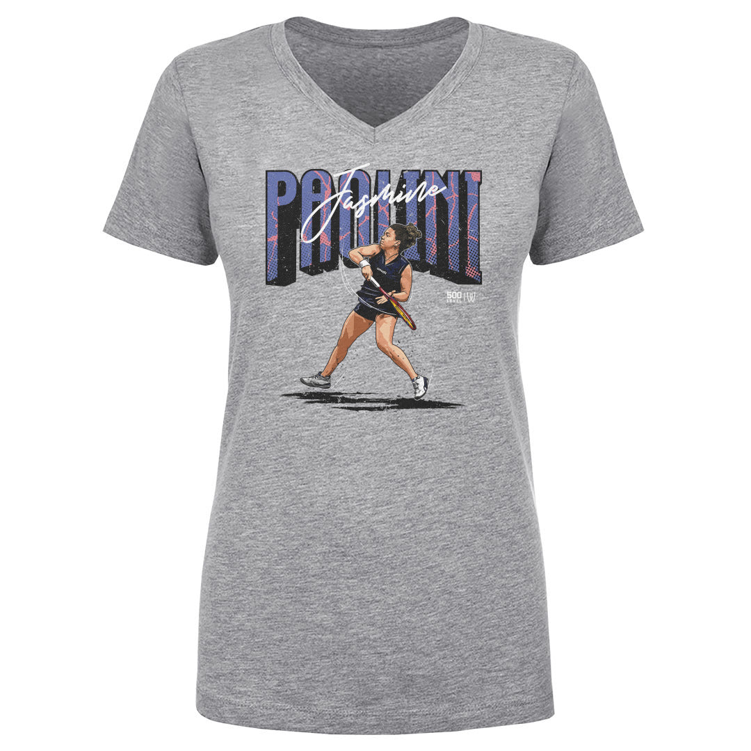 Jasmine Paolini Women's V-Neck T-Shirt | 500 LEVEL
