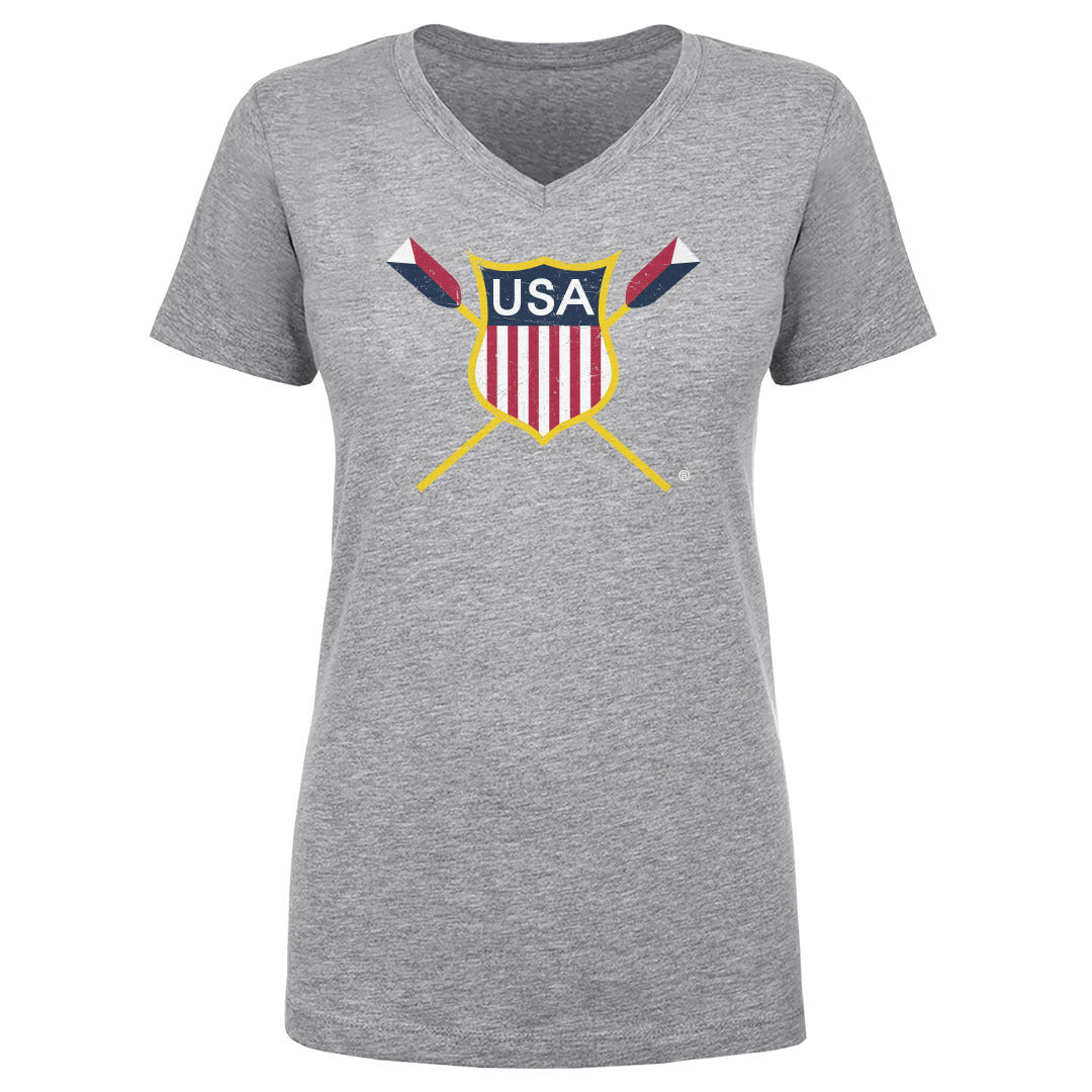 USRowing Women's V-Neck T-Shirt | 500 LEVEL