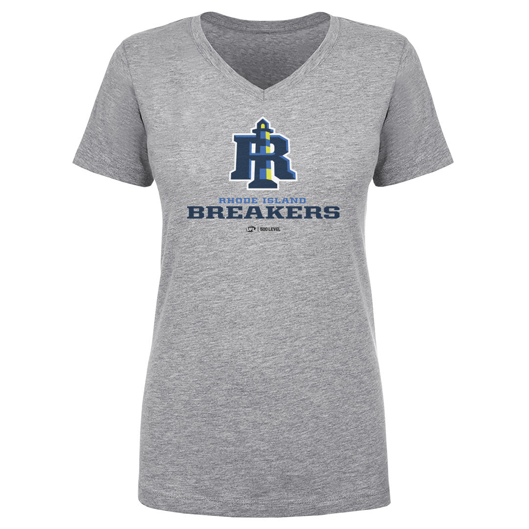 Rhode Island Breakers Women's V-Neck T-Shirt | 500 LEVEL