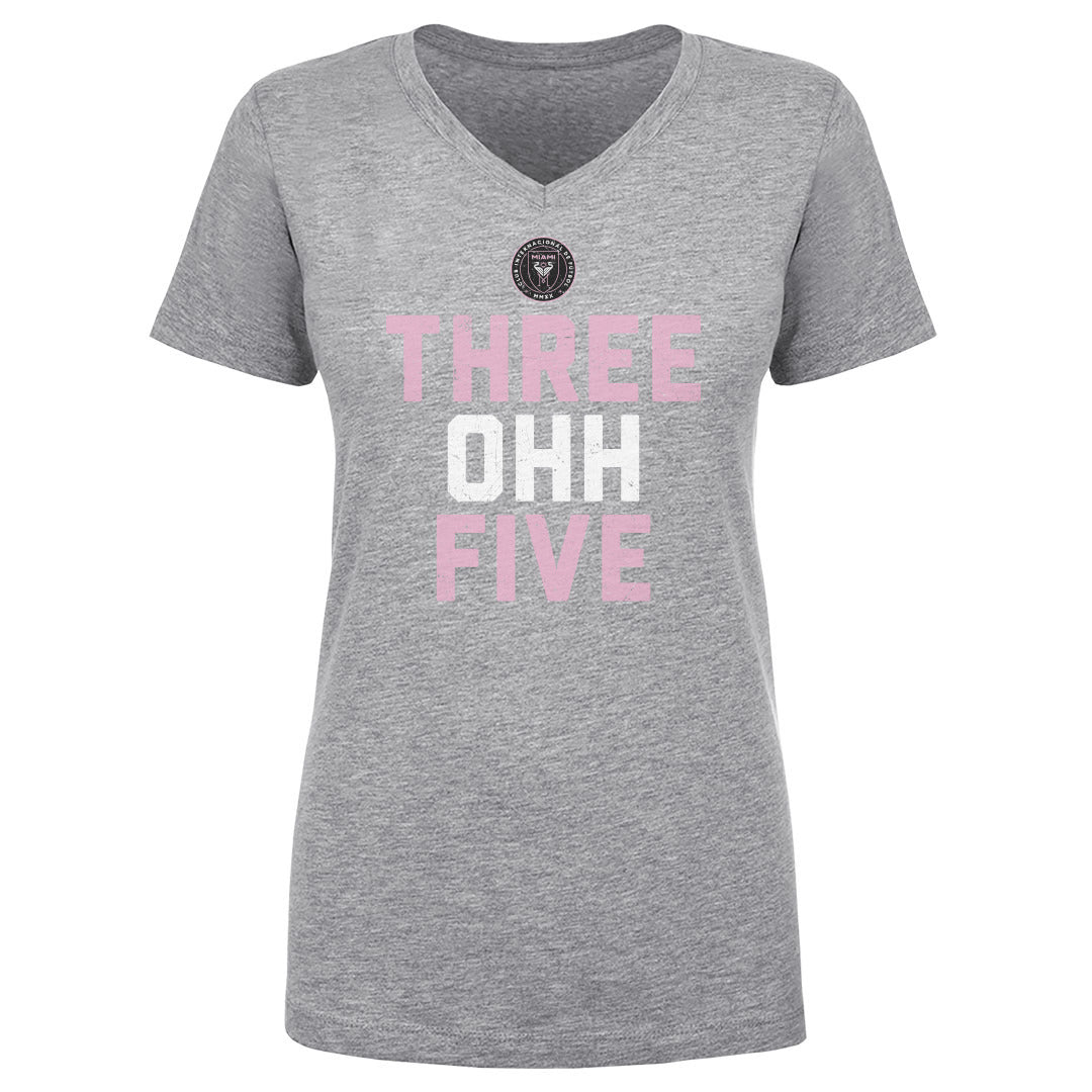 Inter Miami CF Women's V-Neck T-Shirt | 500 LEVEL